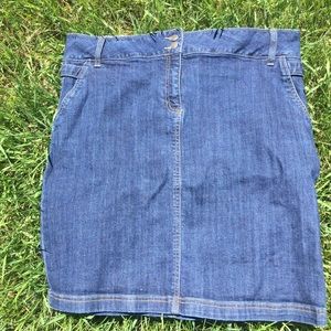 Lands' End Denim Skirt